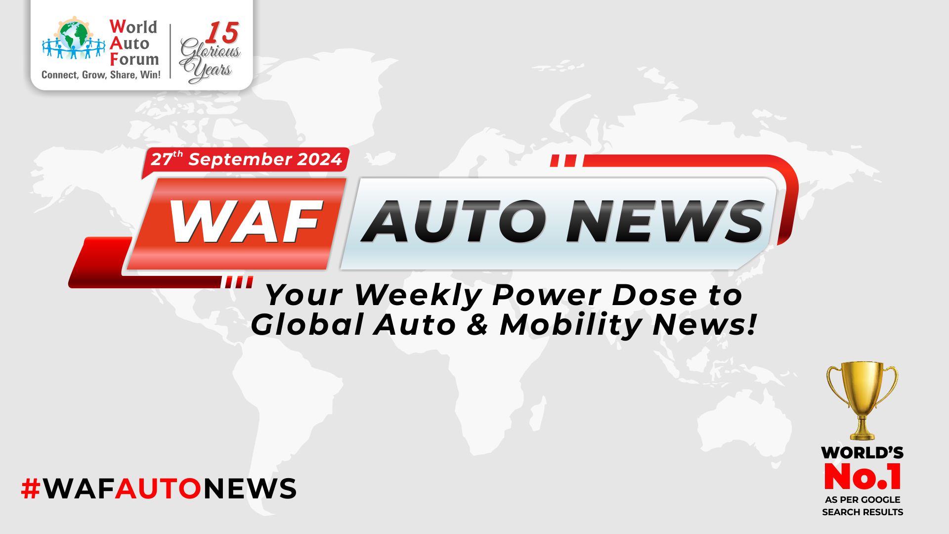 WAF Auto News | The Auto World This Week (27th September 2024) | World Auto Forum