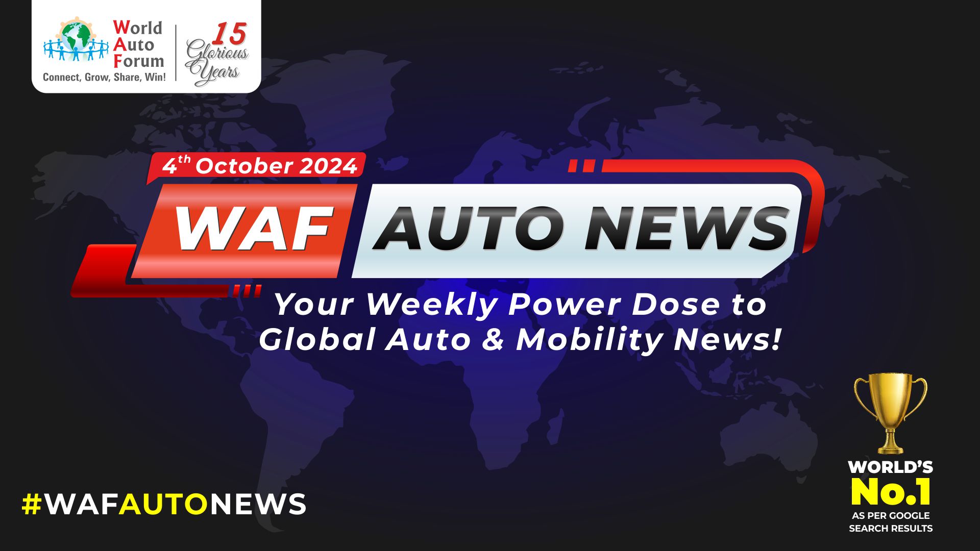 WAF Auto News | The Auto World This Week (4th October 2024) | World Auto Forum